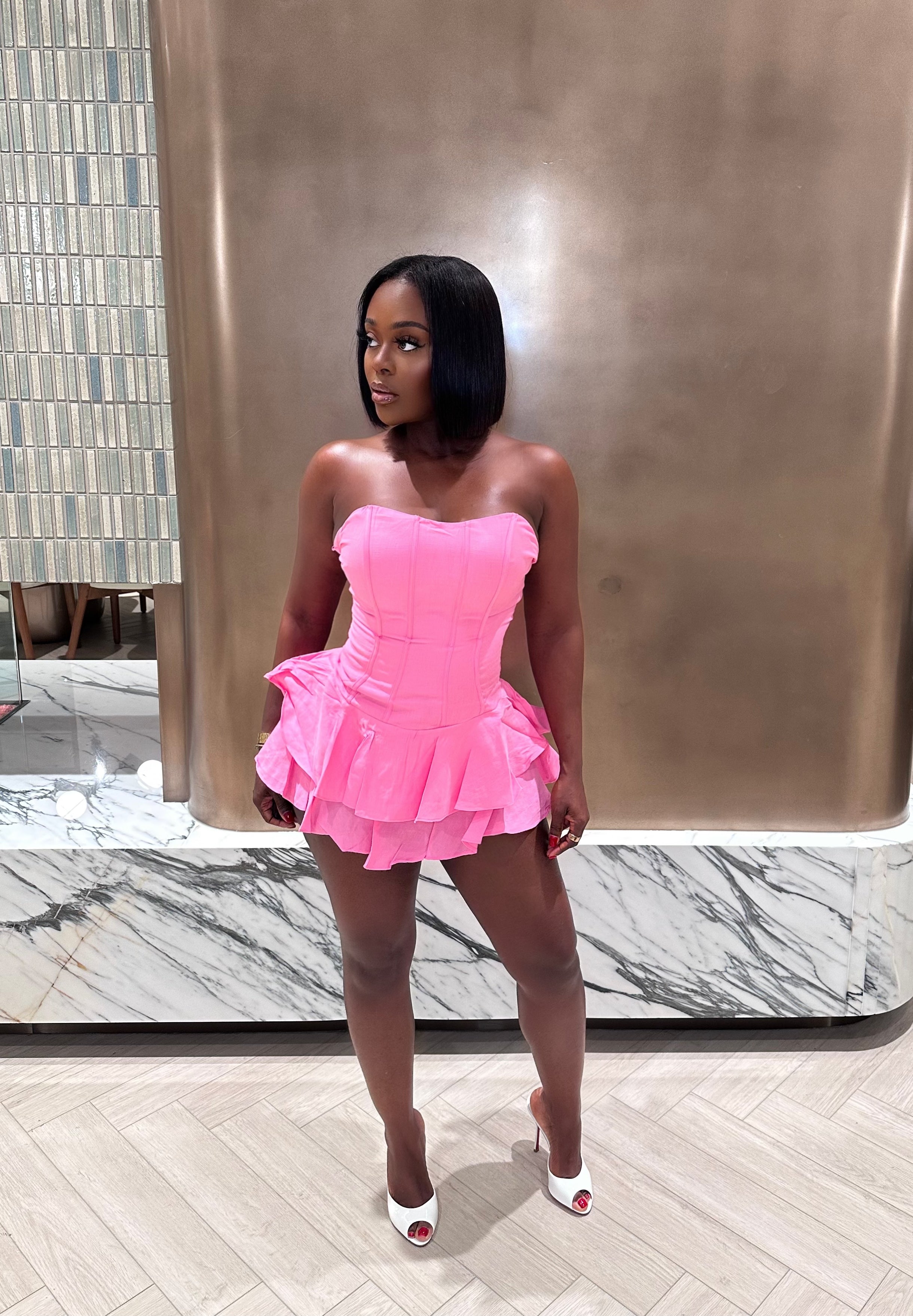 “PINK” MUSE MINI DRESS