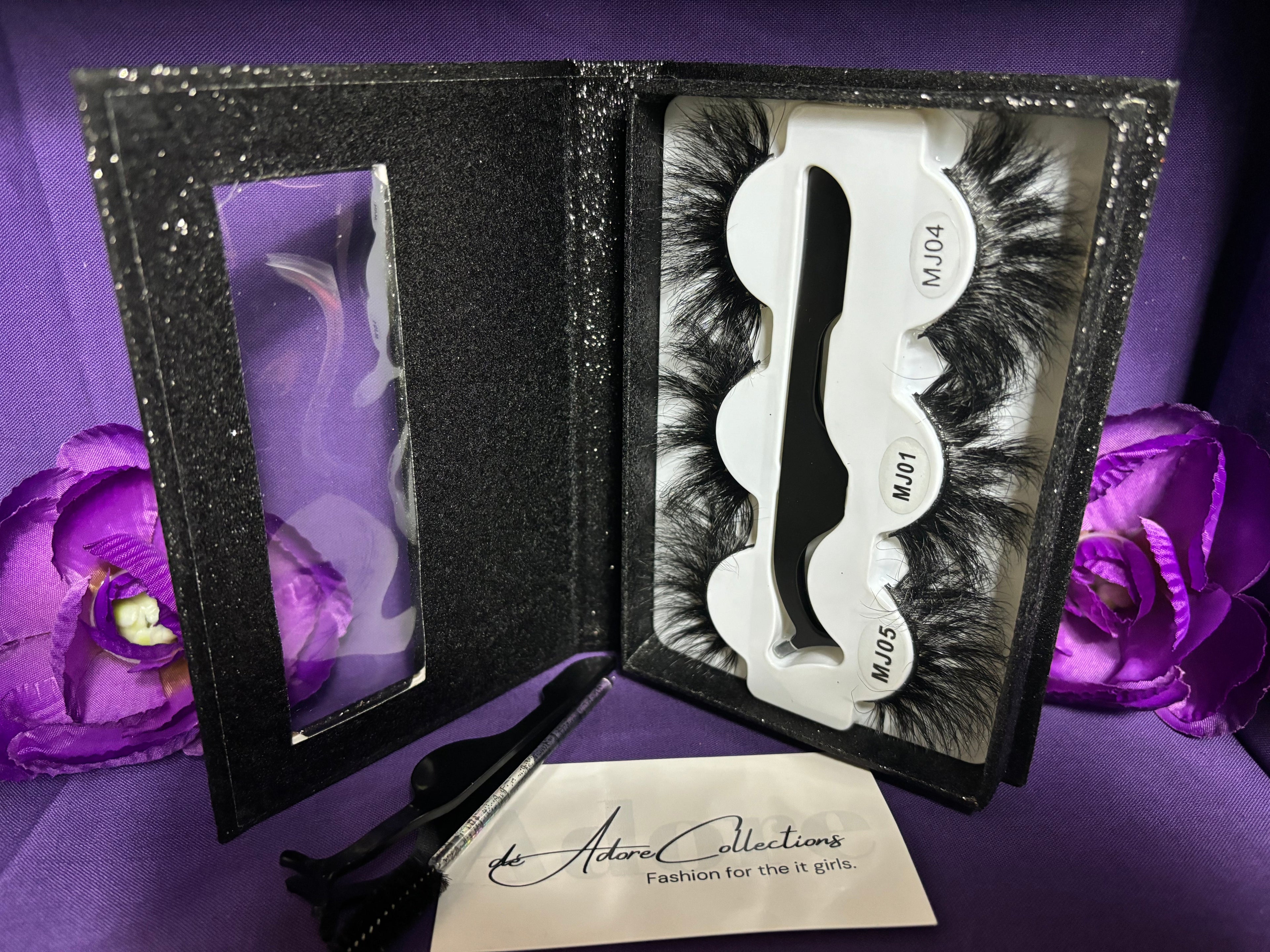 Mink Eyelashes 3pair Lash Book 25mm 2