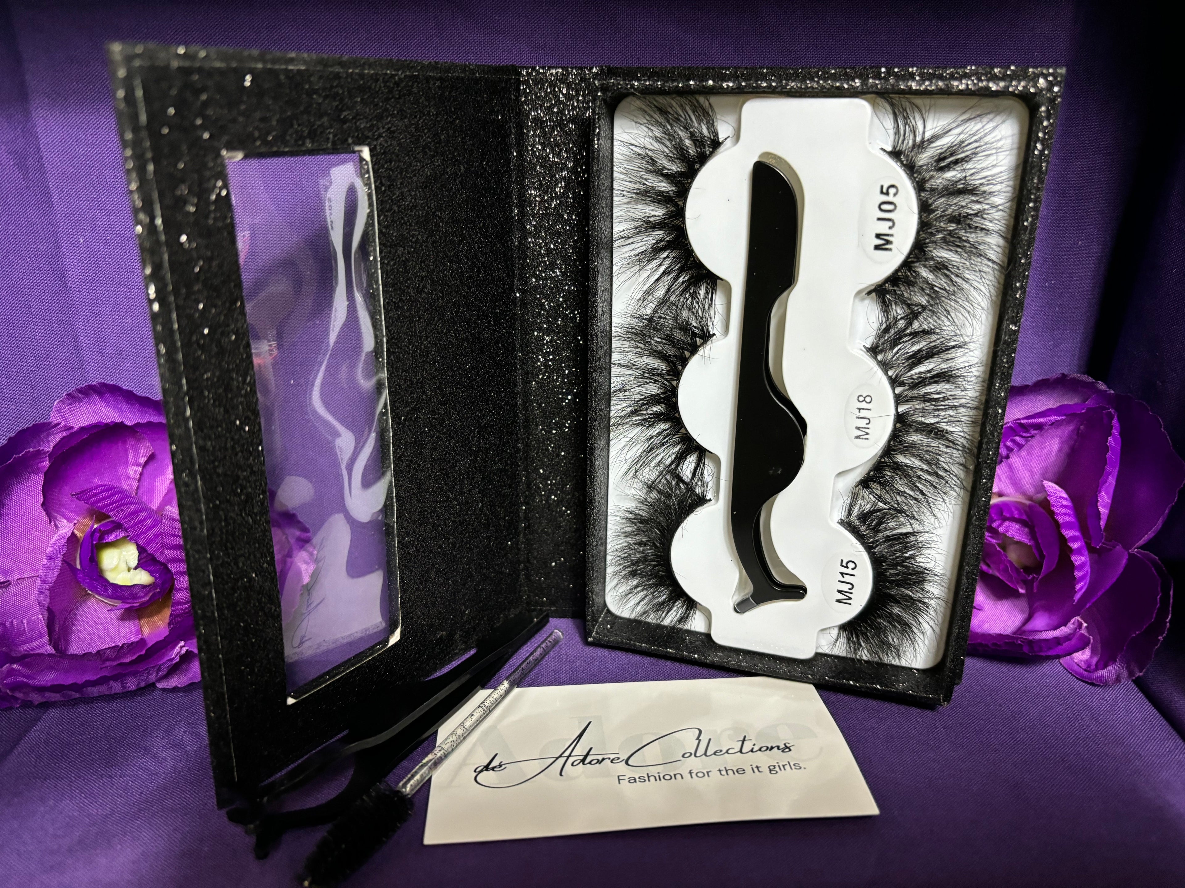 Mink Eyelashes 3pair Lash Book 25mm 3