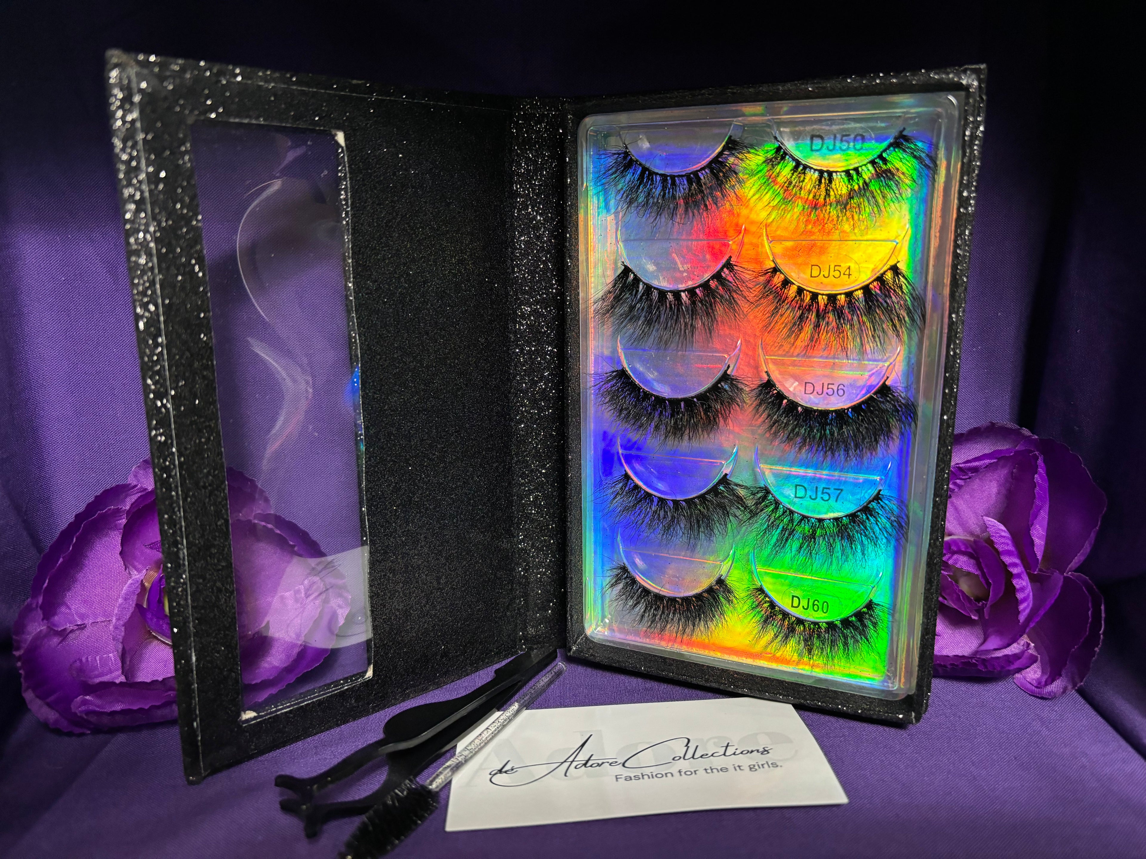 Mink Eyelashes 5pair Lash Book 15-20MM Style 1