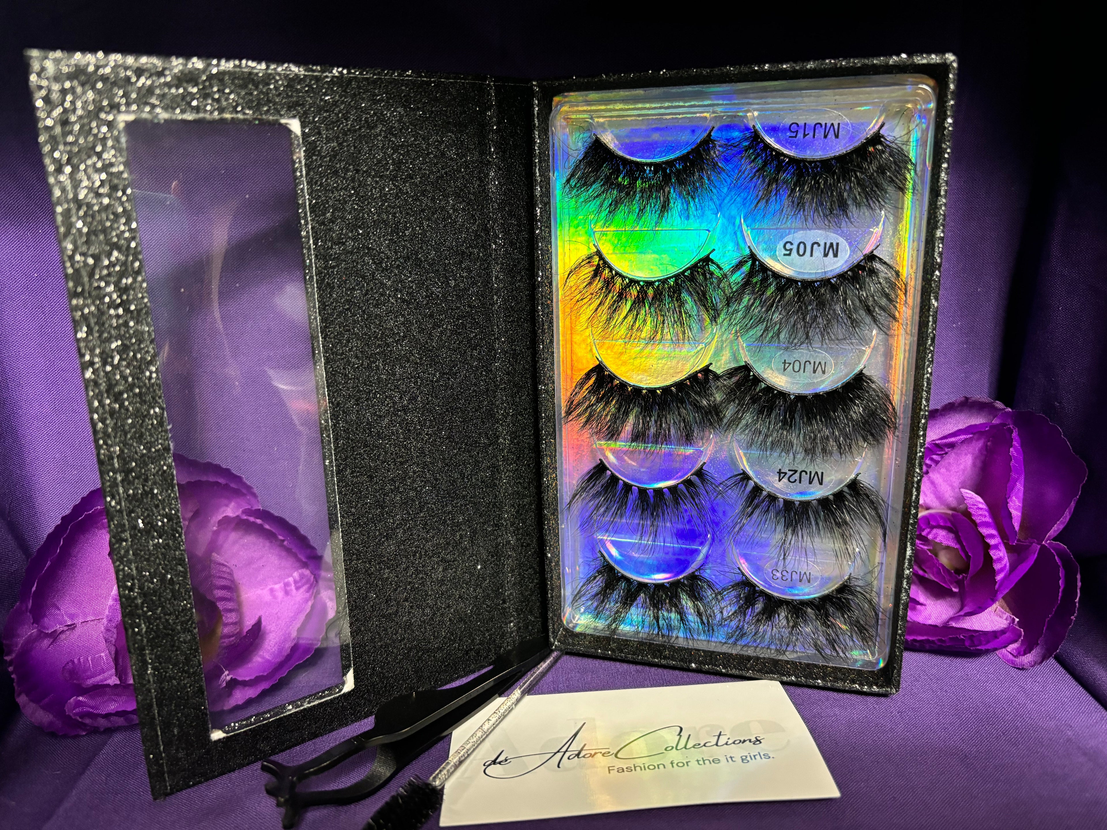Mink Eyelashes 5pair Lash Book 25MM 1