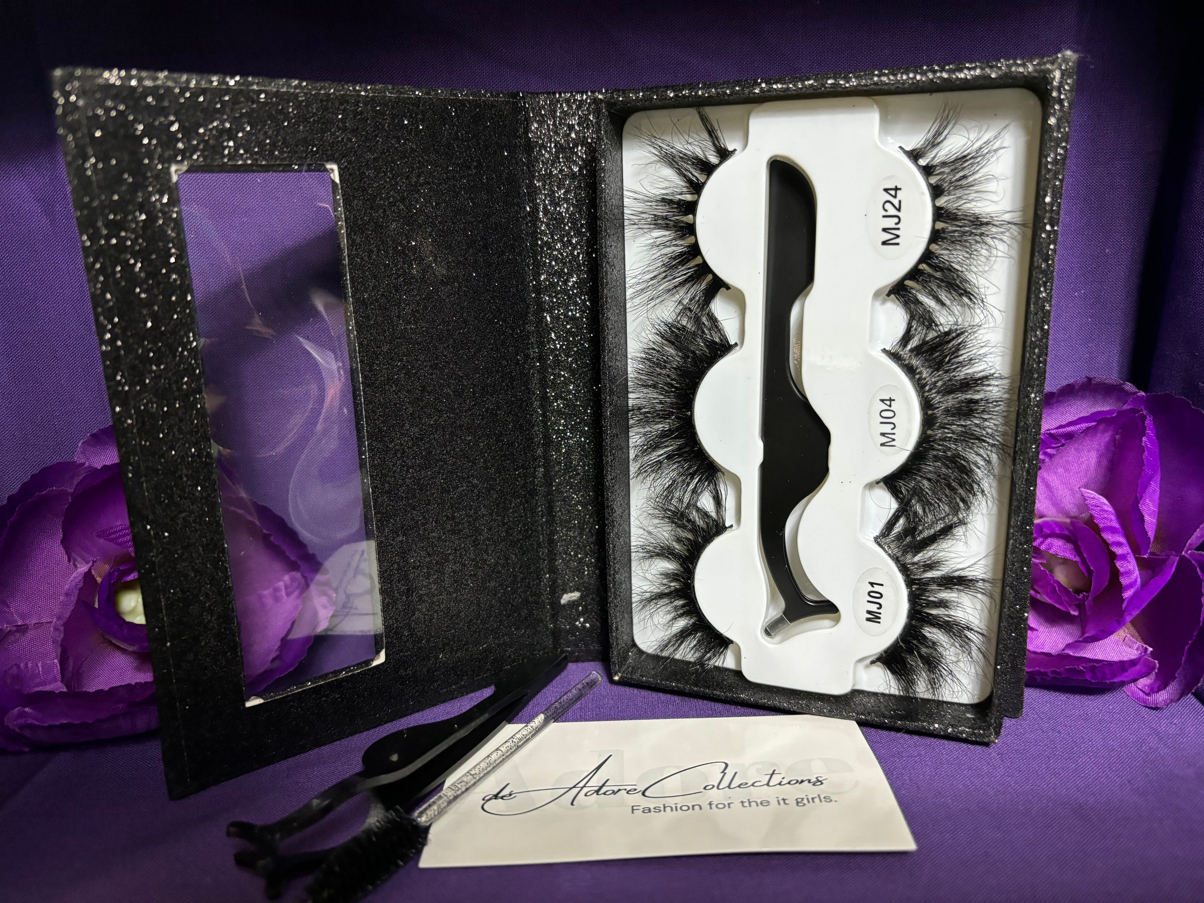 Mink Eyelashes 3pair Lash Book 25mm 1