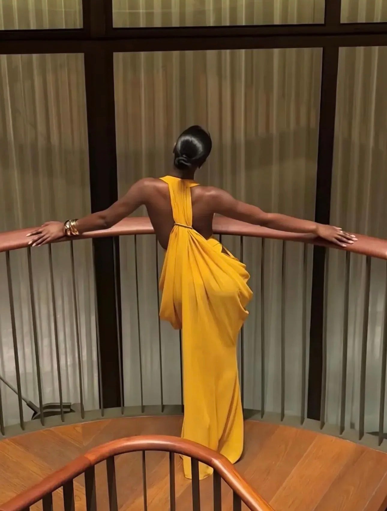 “SOLE” DRAPE  MAXI  DRESS