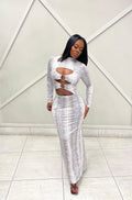 “ASHLEY” CUT-OUT DRESS