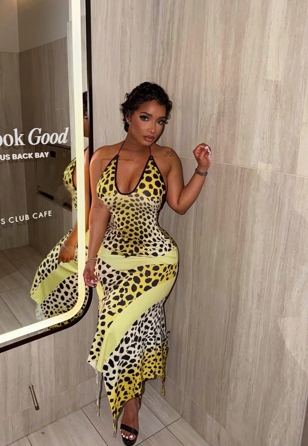 “SIENNA” WILD PRINT MAXI DRESS