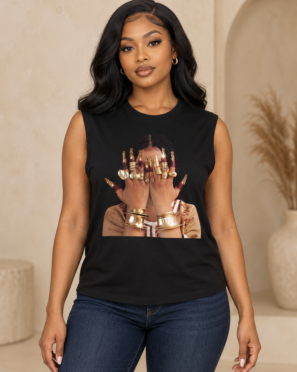 Nailed It Baddie Graphic Tank