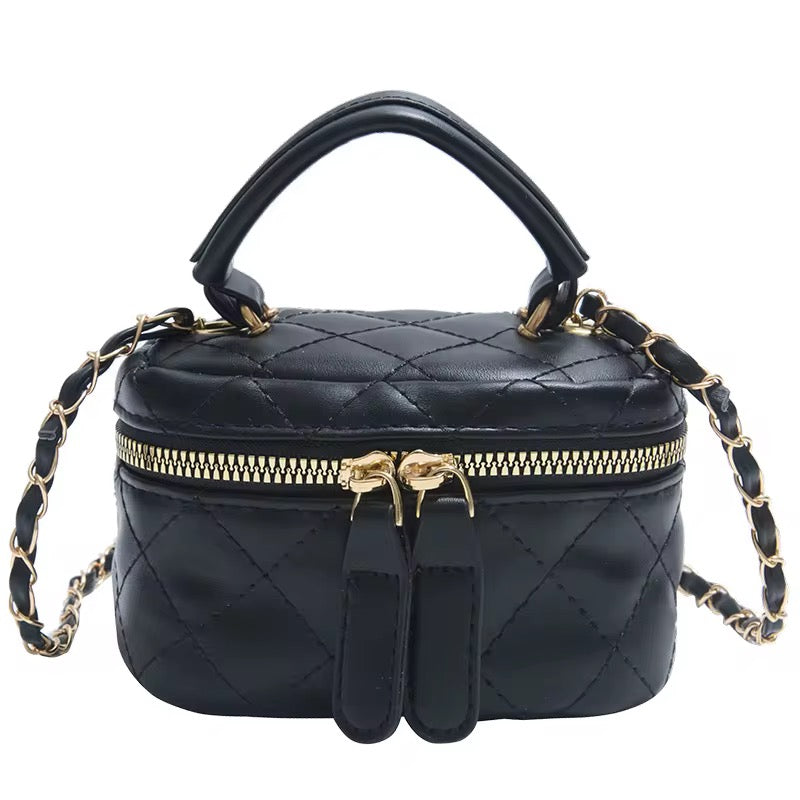 Black Bucket Mini Purse