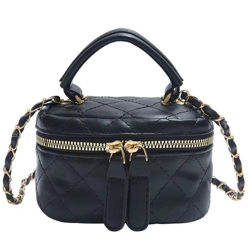 Black Bucket Mini Purse