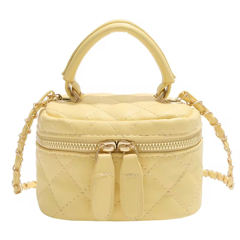 Yellow Bucket Mini Purse