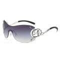 Ashli Navy Tinted Snake Design Shades