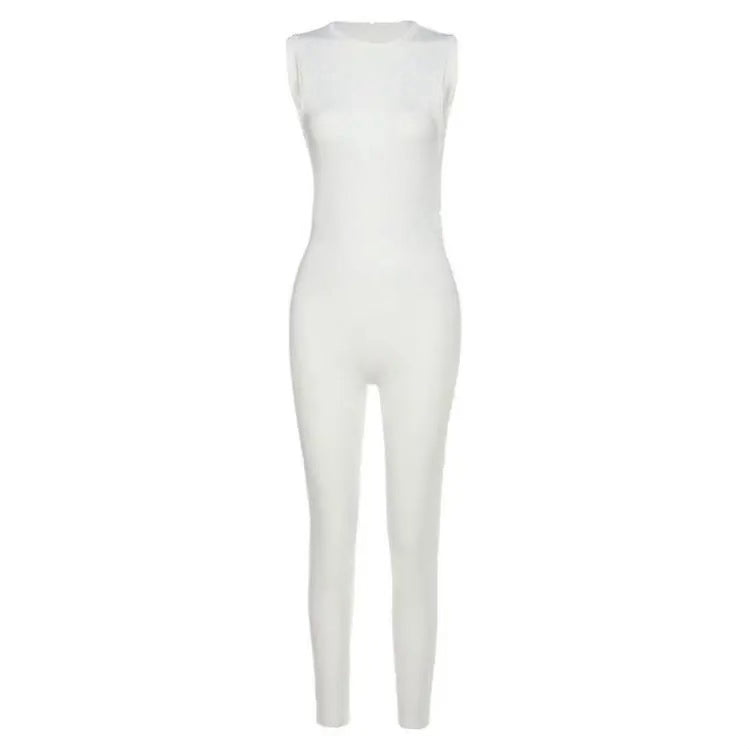 Rere White Essential Everyday Jumpsuit