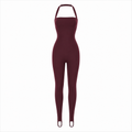 Rylie Casual Burgundy Jumpsuit