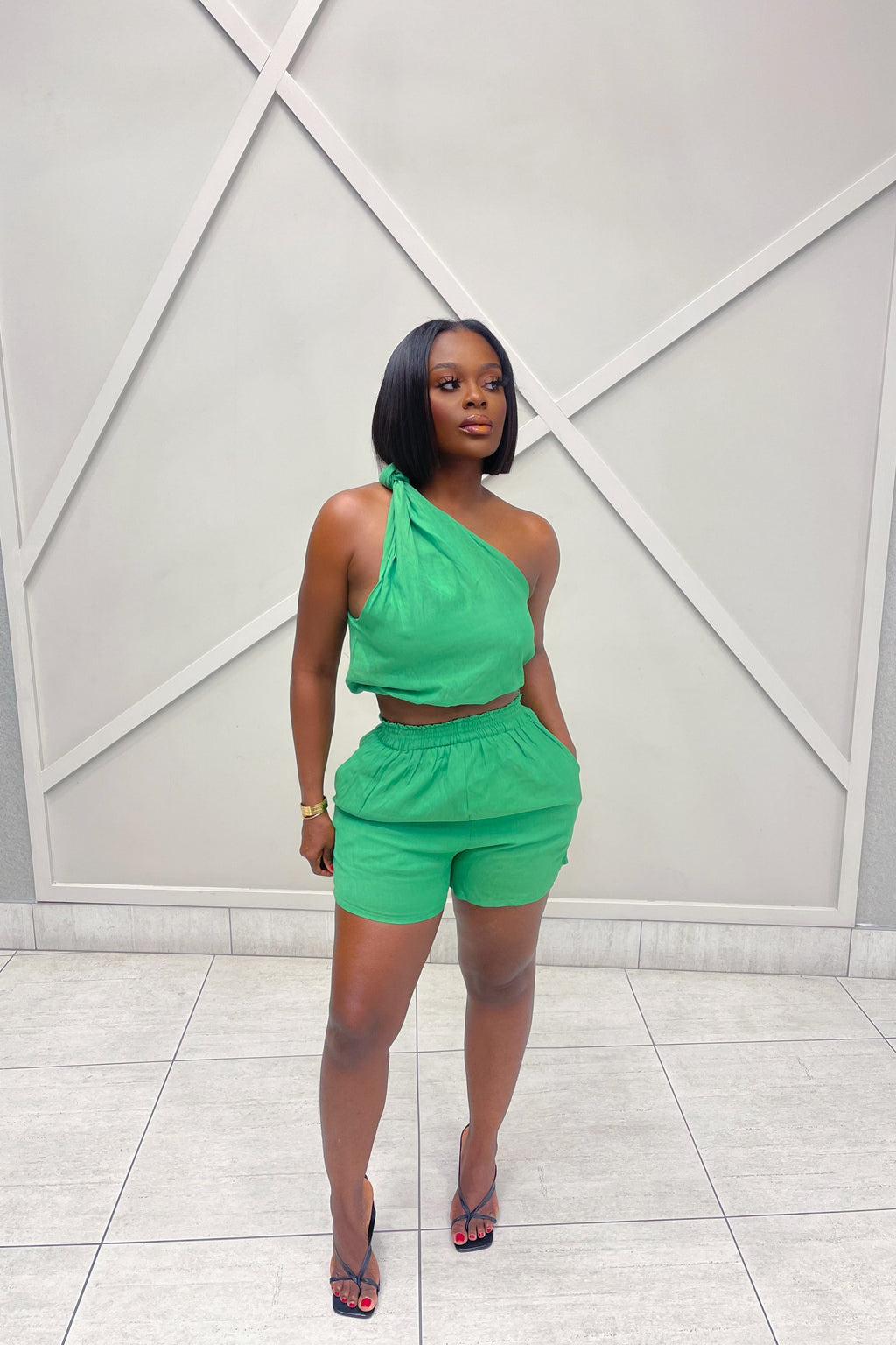 “ATIA” TWO PIECES SET- GREEN