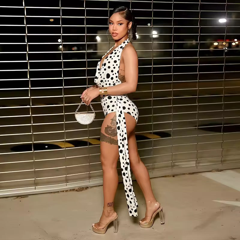 Twin Dot Short Set