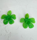 “LILY” EARRINGS -GREEN