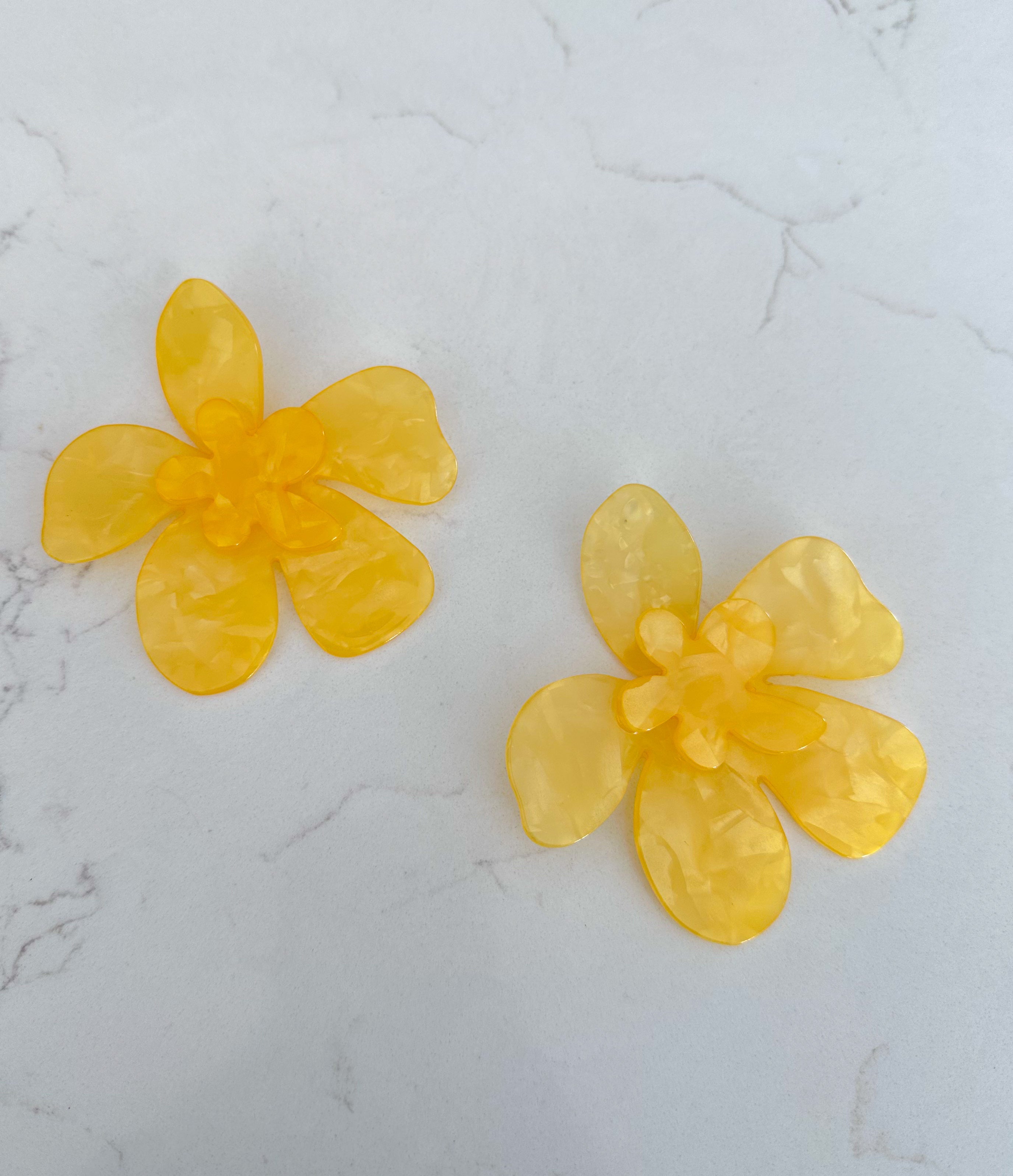 “LILY” EARRINGS- YELLOW