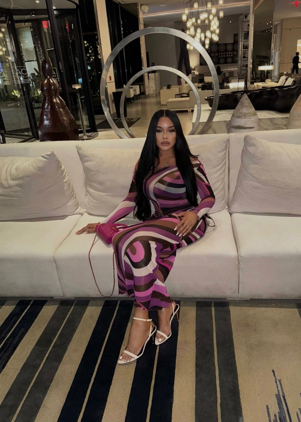 Jazzy Mesh Dress