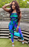 Lagoon Scarf Top