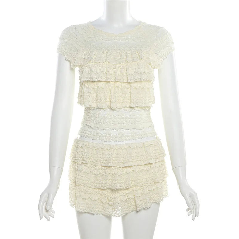 Jana Ruffles Short Set