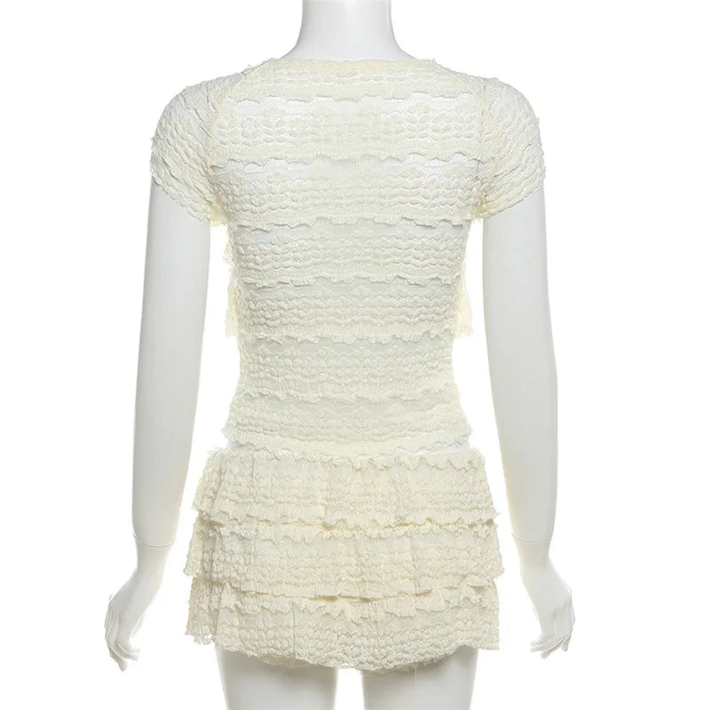 Jana Ruffles Short Set