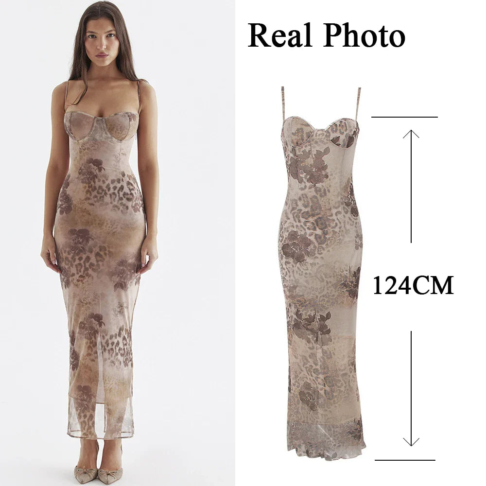 Jeanette Floral Maxi Dress Not transparent 2
