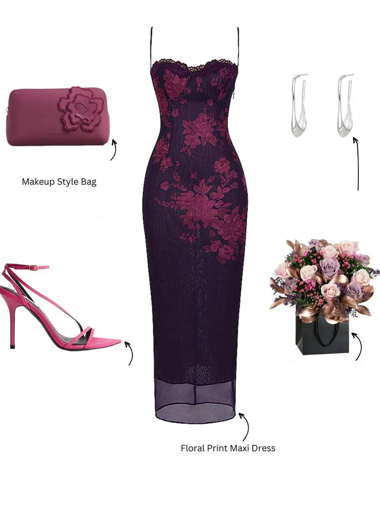 Jeanette Floral Maxi Dress