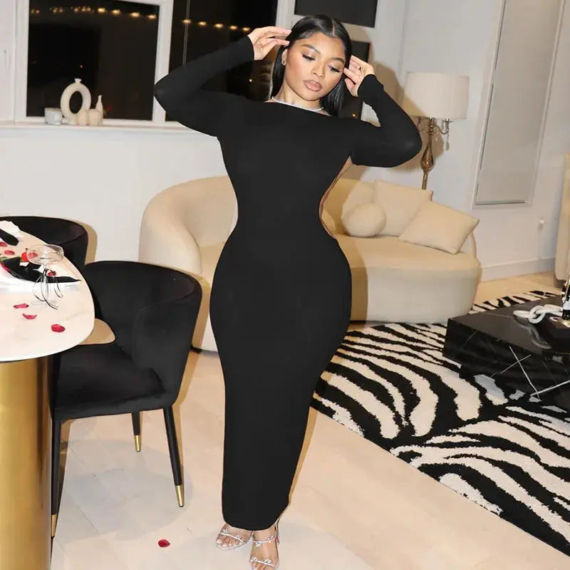 Jodie Maxi Dress- Black