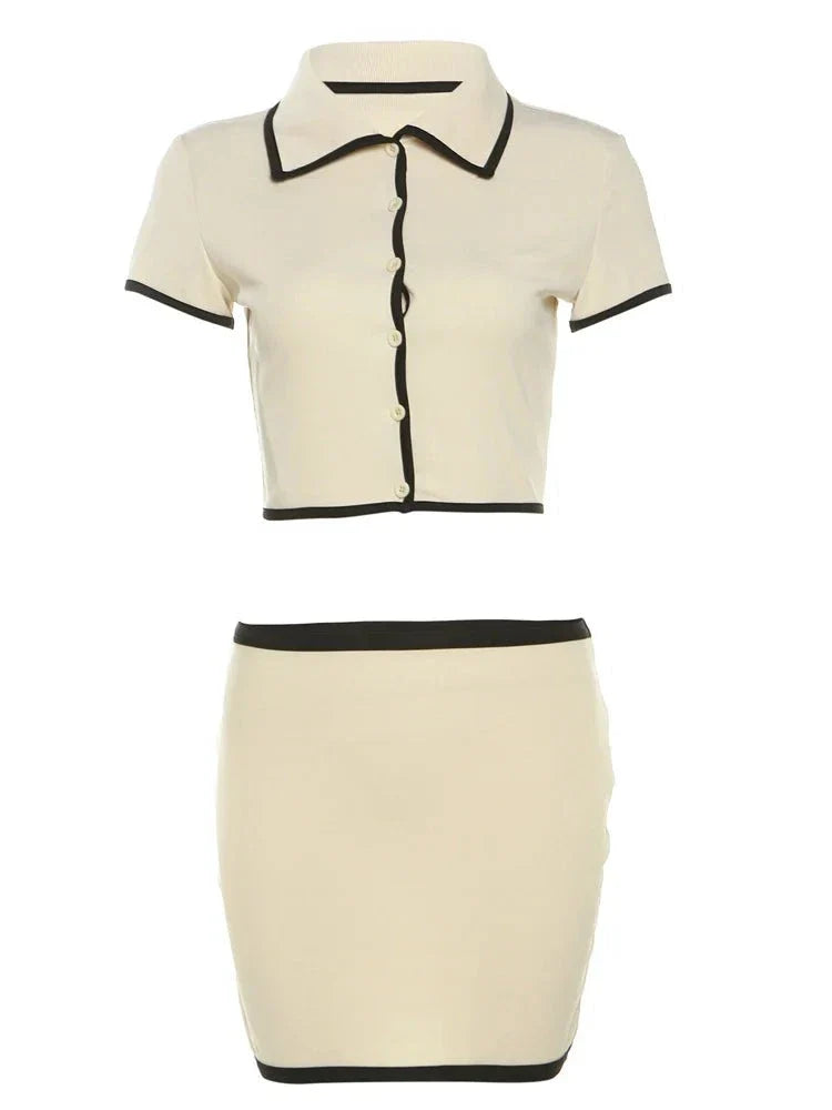 Judy Knit Skirt Set