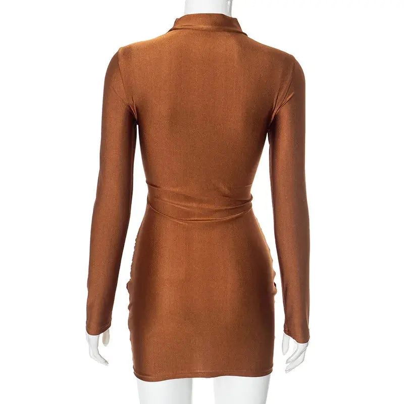 Kathy Ruched Mini Dress