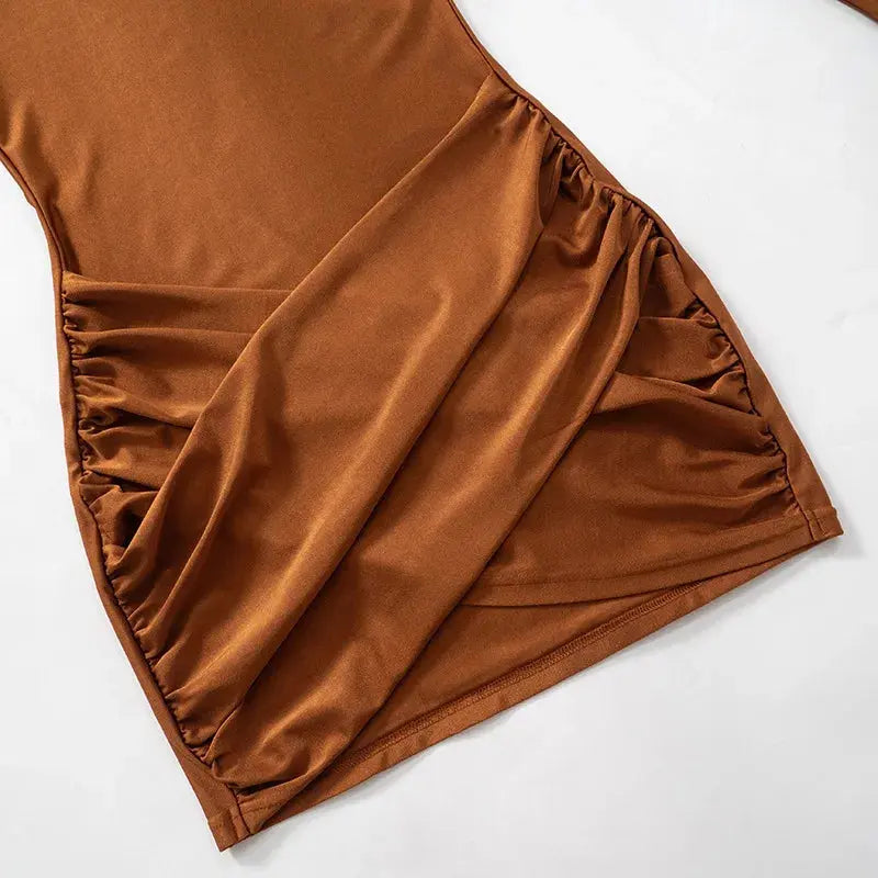 Kathy Ruched Mini Dress