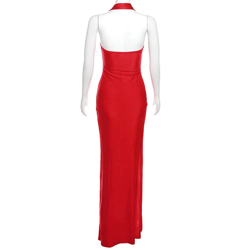 Kattie Ruched Maxi Dress