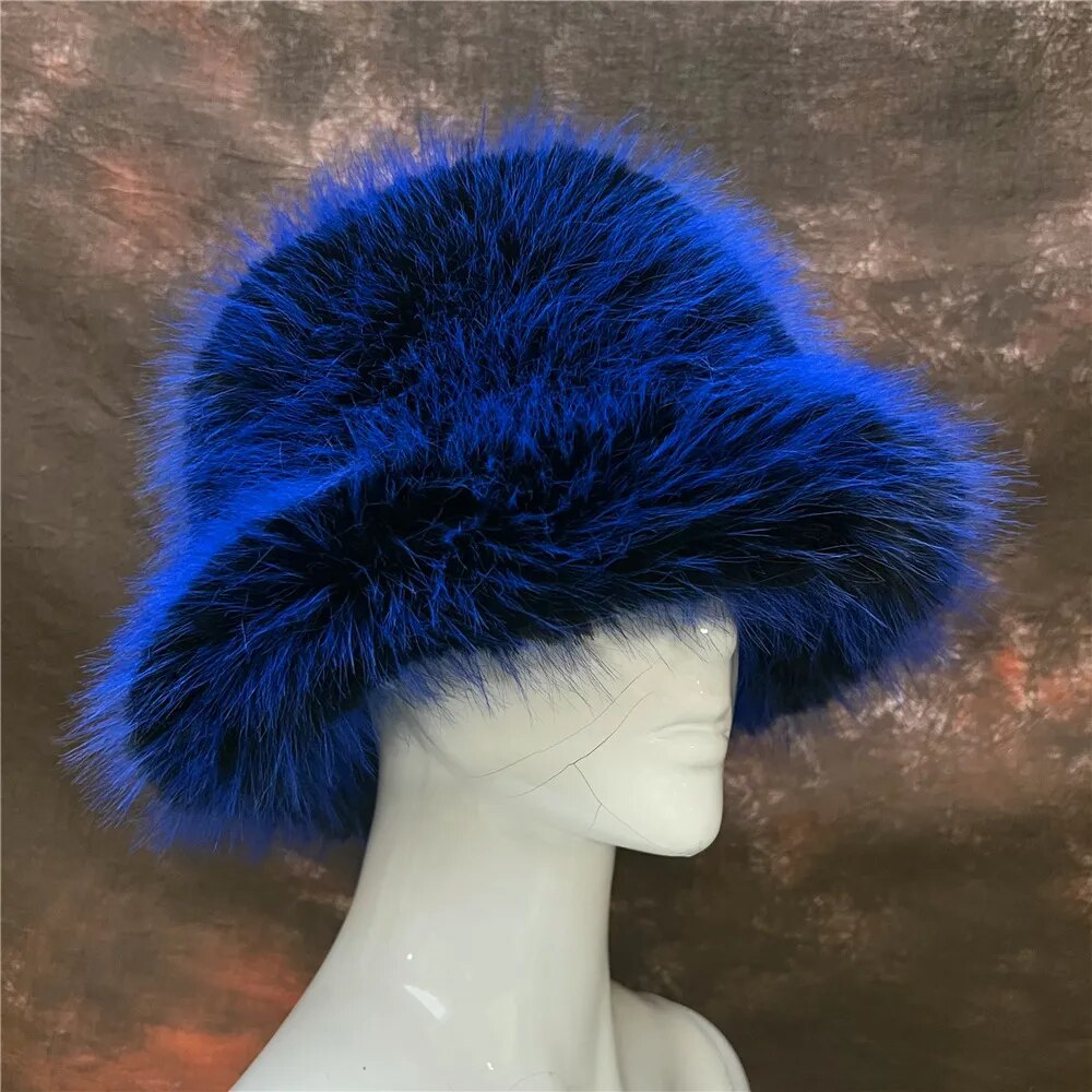Keep Warm Fur Bucket Hat