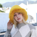 Keep Warm Fur Bucket Hat 1 56-58cm
