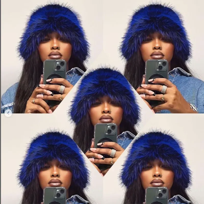 Keep Warm Fur Bucket Hat
