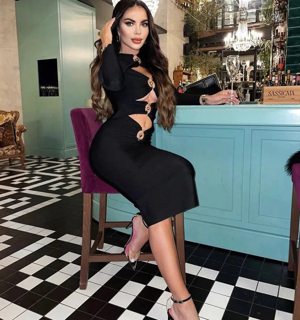 Keira Bandage Midi Dress