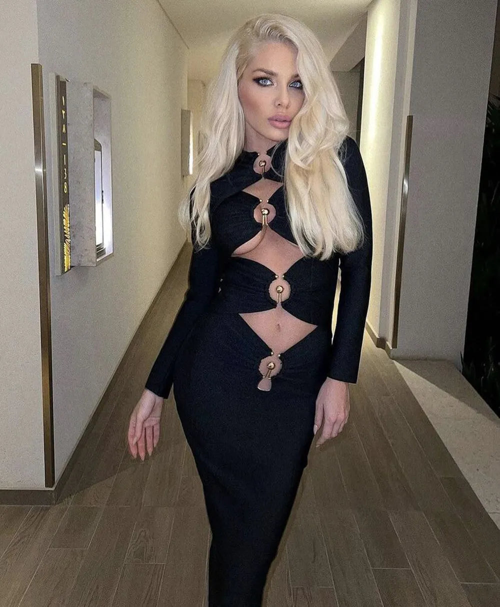 Keira Bandage Midi Dress