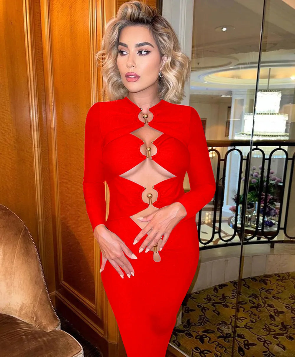 Keira Bandage Midi Dress