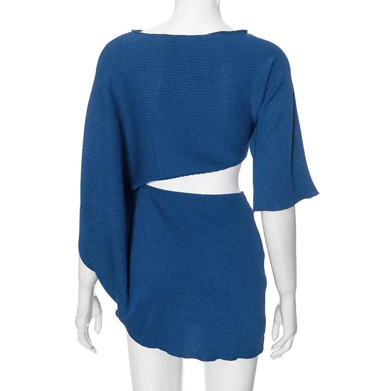 Kelsey Pleated Mini Dress