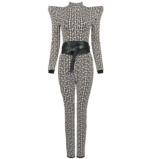 Kimberly Bandage Jumpsuit MULTI