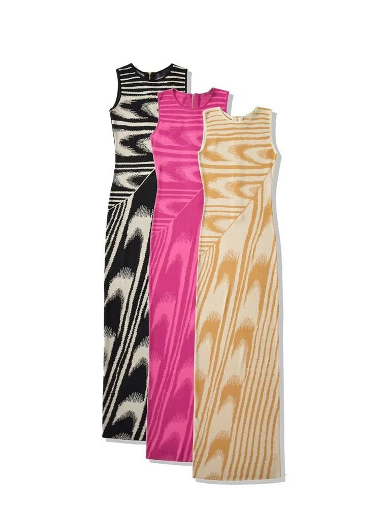 Laura Striped Maxi Dress
