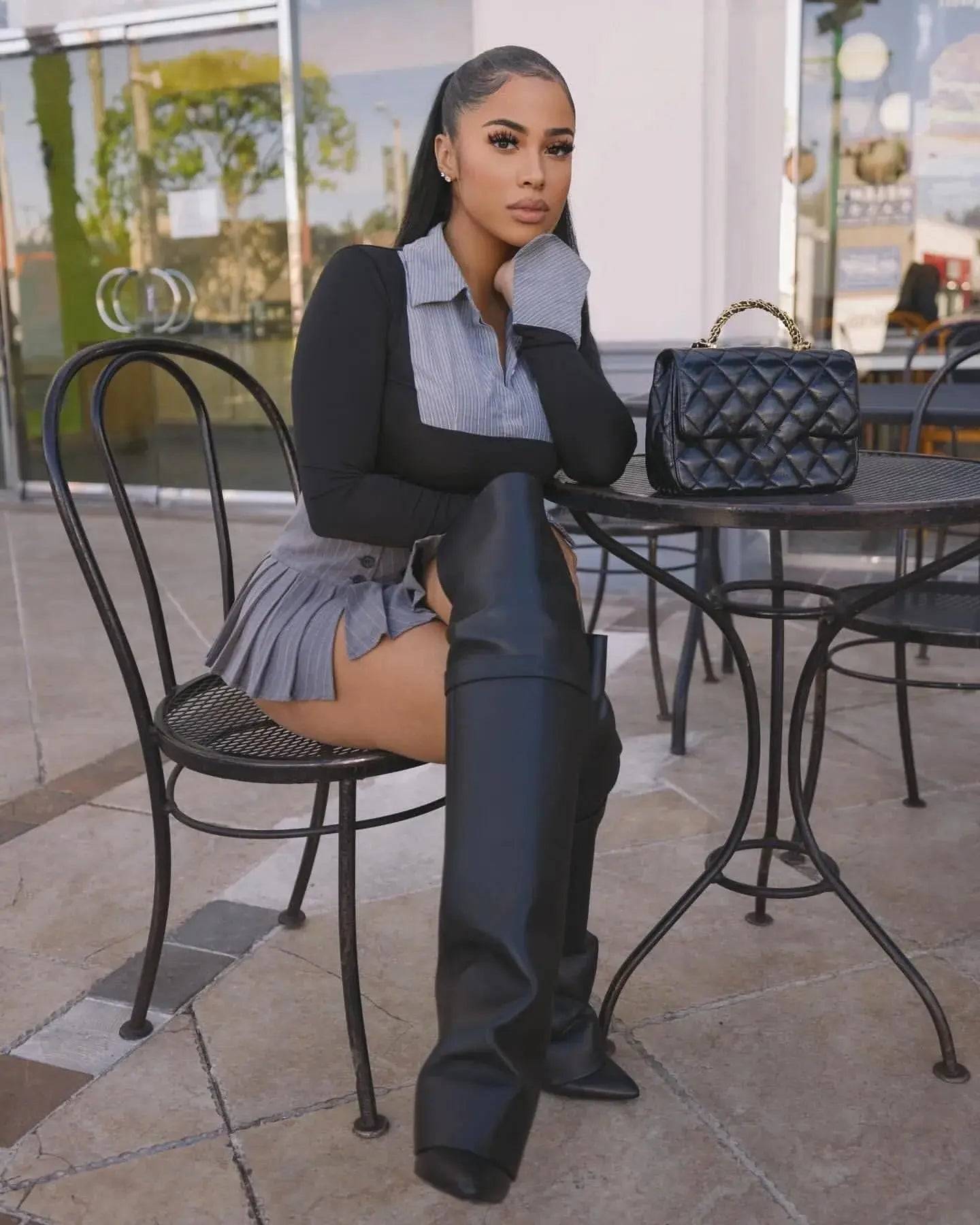 Layla Pleated Mini Skirt Set