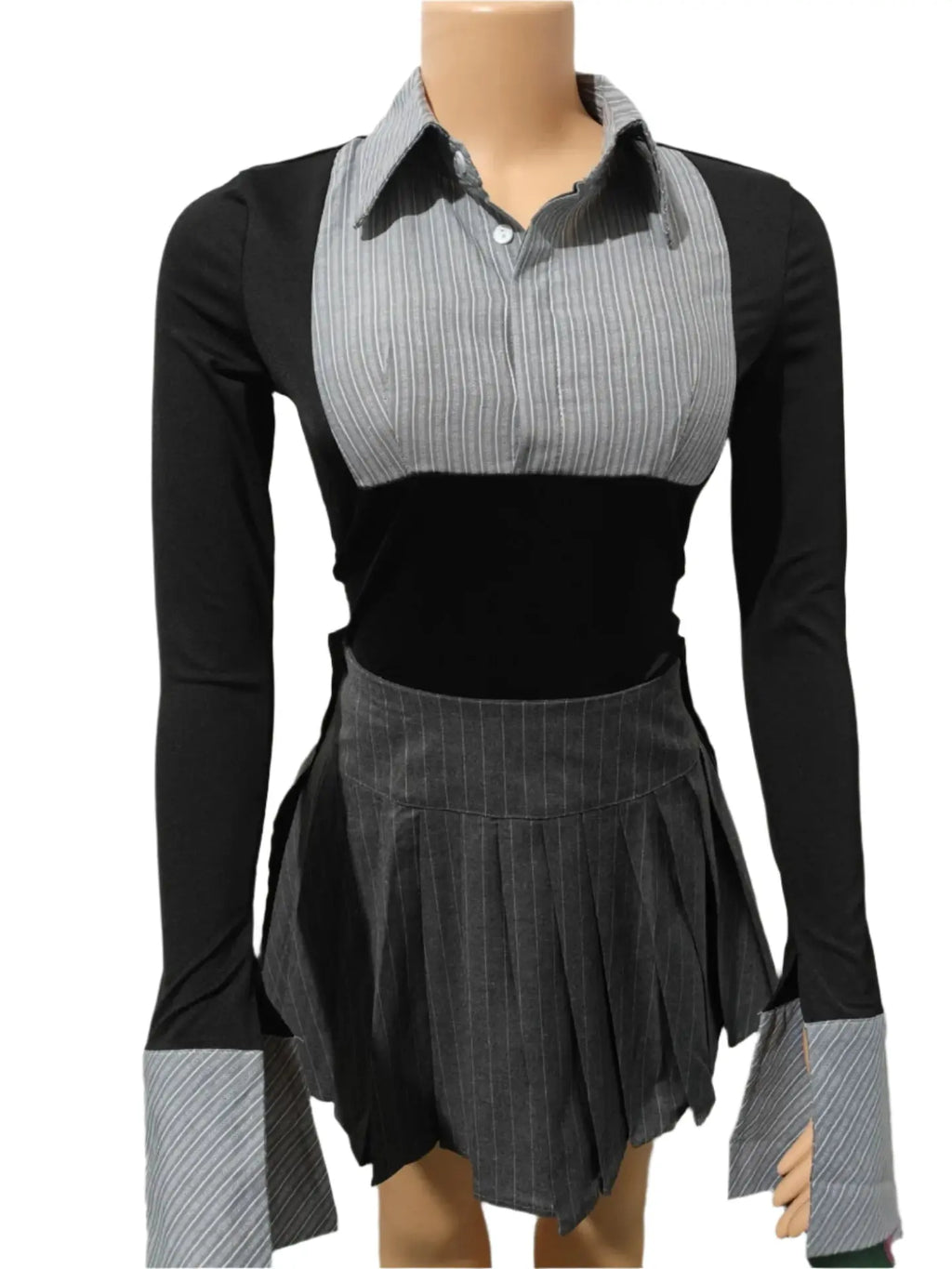 Layla Pleated Mini Skirt Set