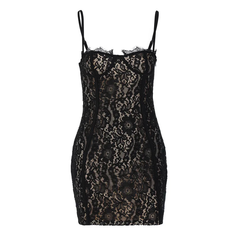Lecia Mini Dress Black