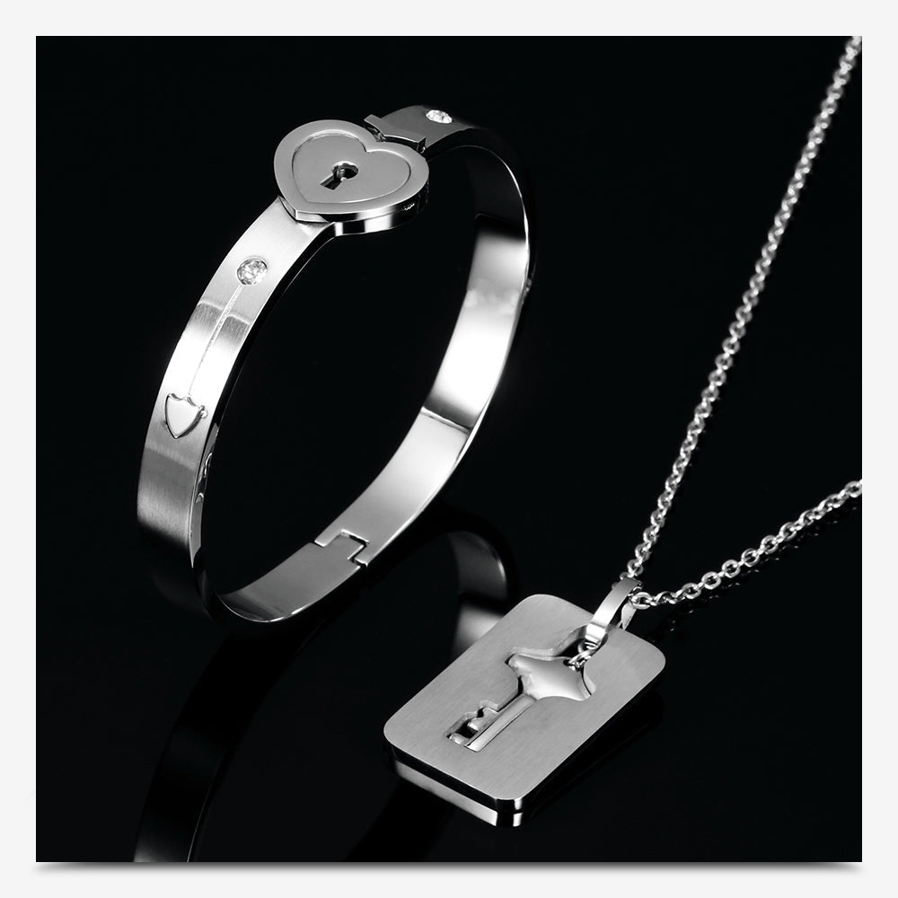 Love Heart Lock Bracelet