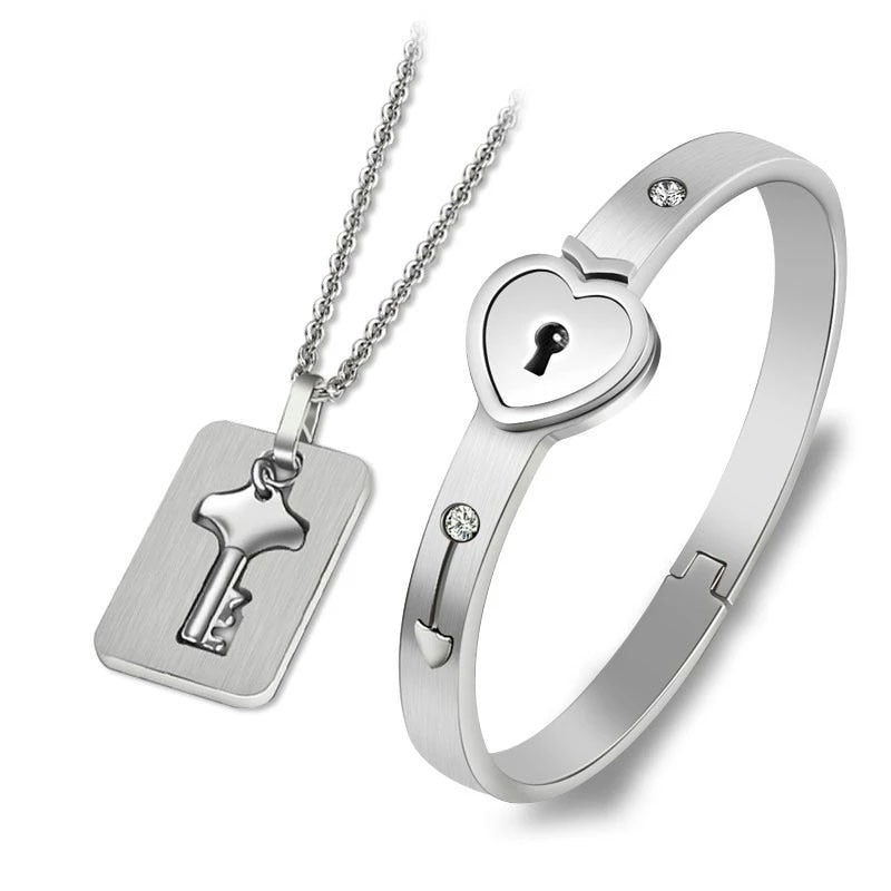Love Heart Lock Bracelet