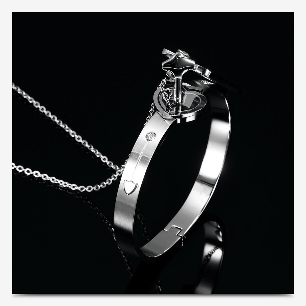 Love Heart Lock Bracelet