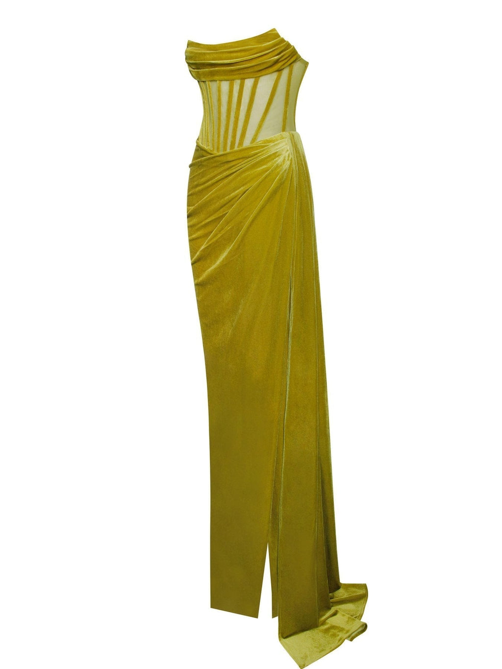 Love Off-Shoulder Velvet Maxi Dress