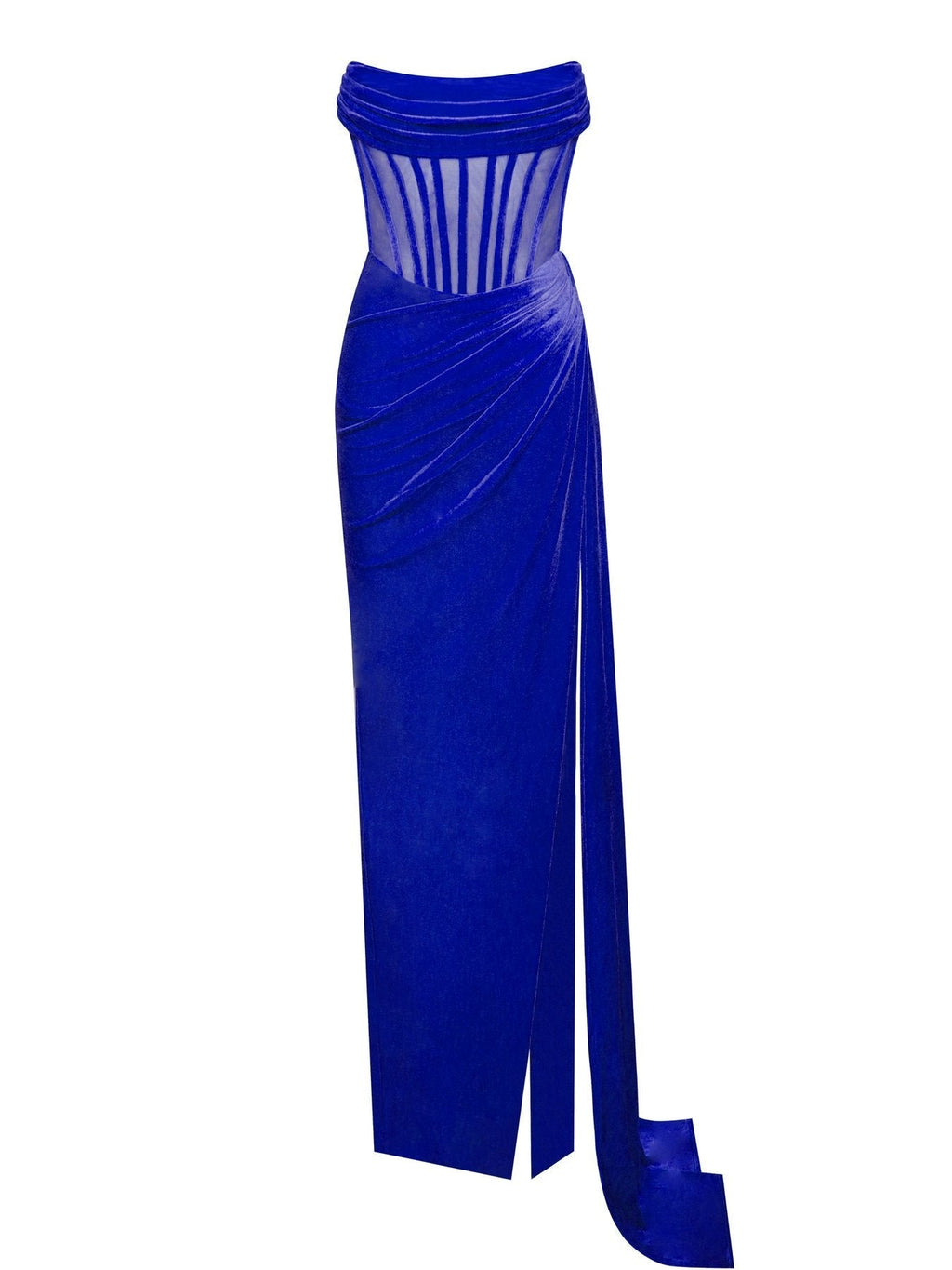 Love Off-Shoulder Velvet Maxi Dress