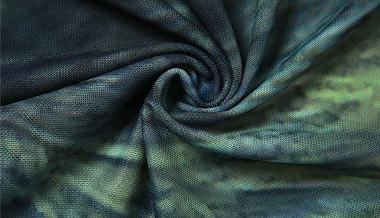 Mesh Tie Dye Pants