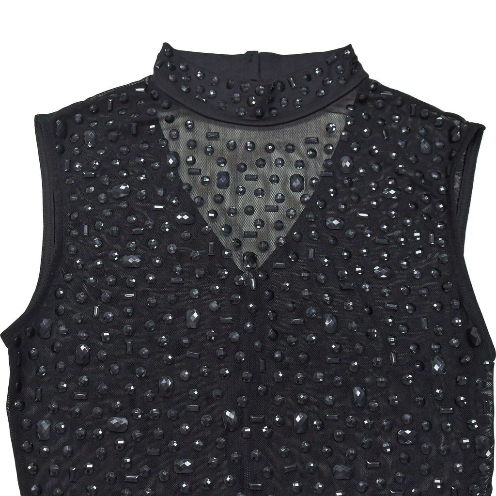 Hot Rhinestone Bodycon Maxi Dress